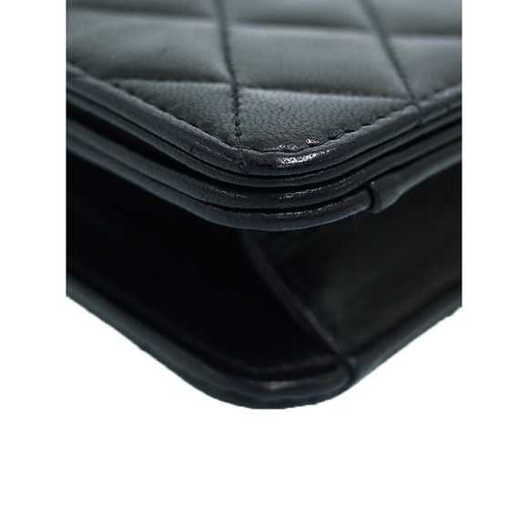 Chanel Mini Matelasse Chain Shoulder Bag Black - Picture 7 of 7